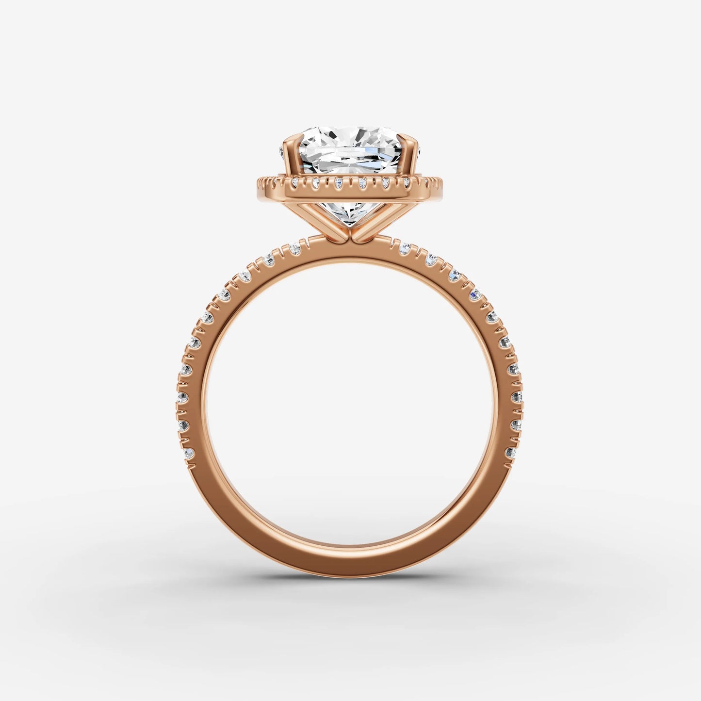 Halo & Pave - Cushion
