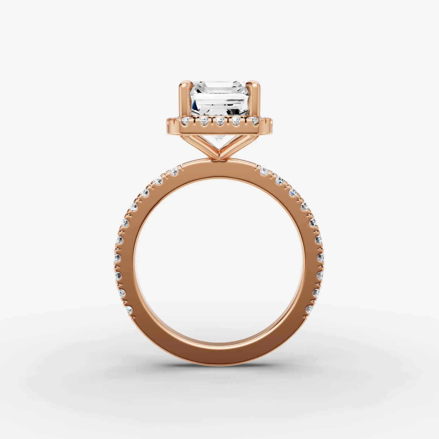 Halo & Pave - Emerald
