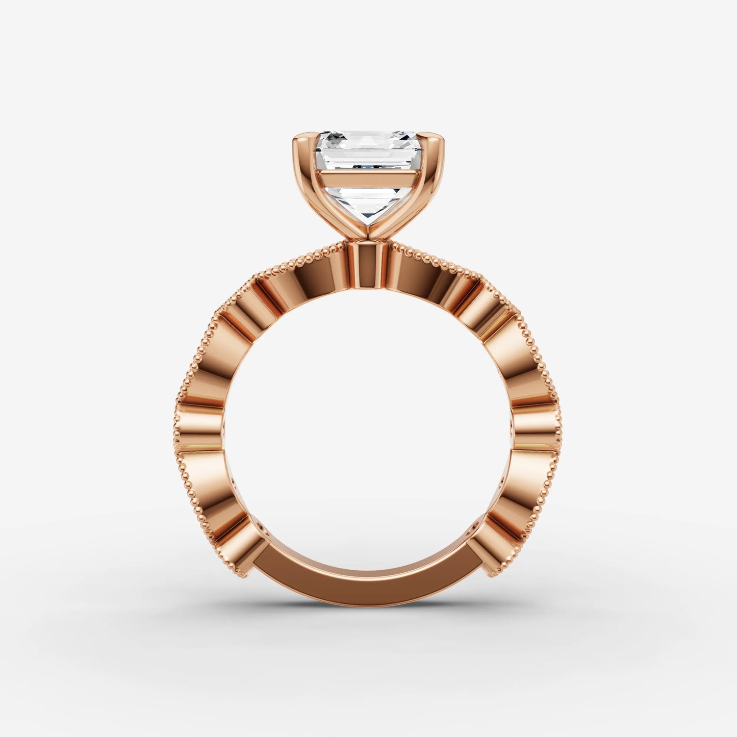Vintage Pave - Asscher