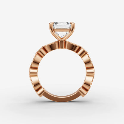 Vintage Pave - Asscher