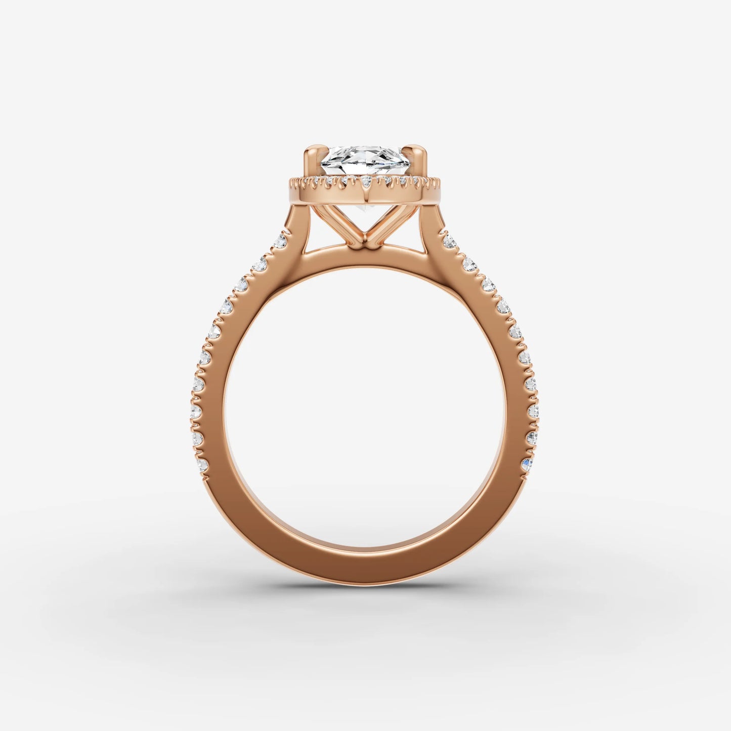 Halo & Pave - Marquise