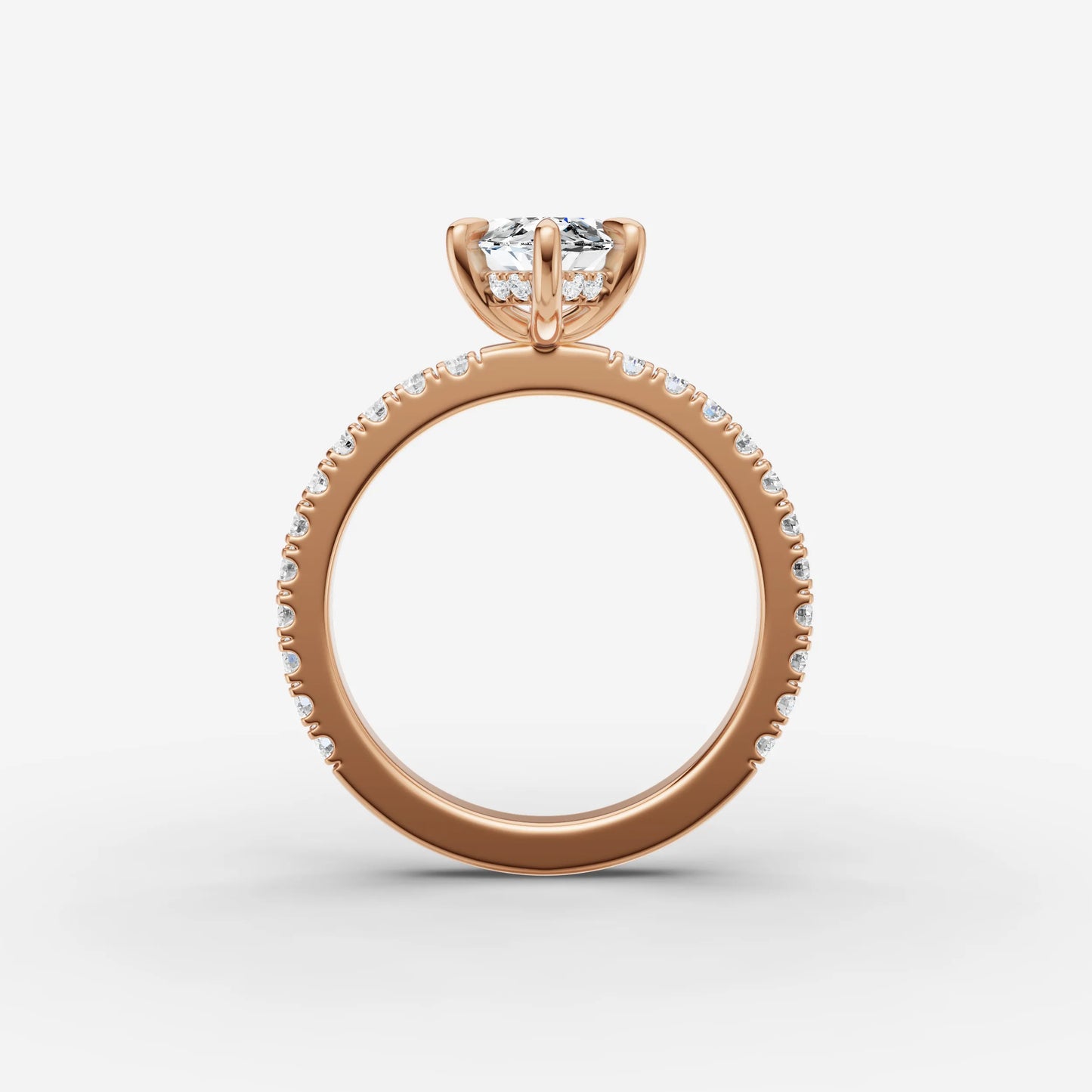 Hidden Halo & Pave - Marquise