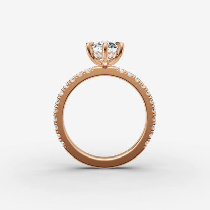 Hidden Halo & Pave - Marquise