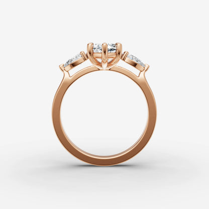 Three stone - Marquise