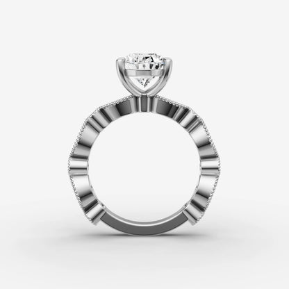 Vintage Pave - Oval