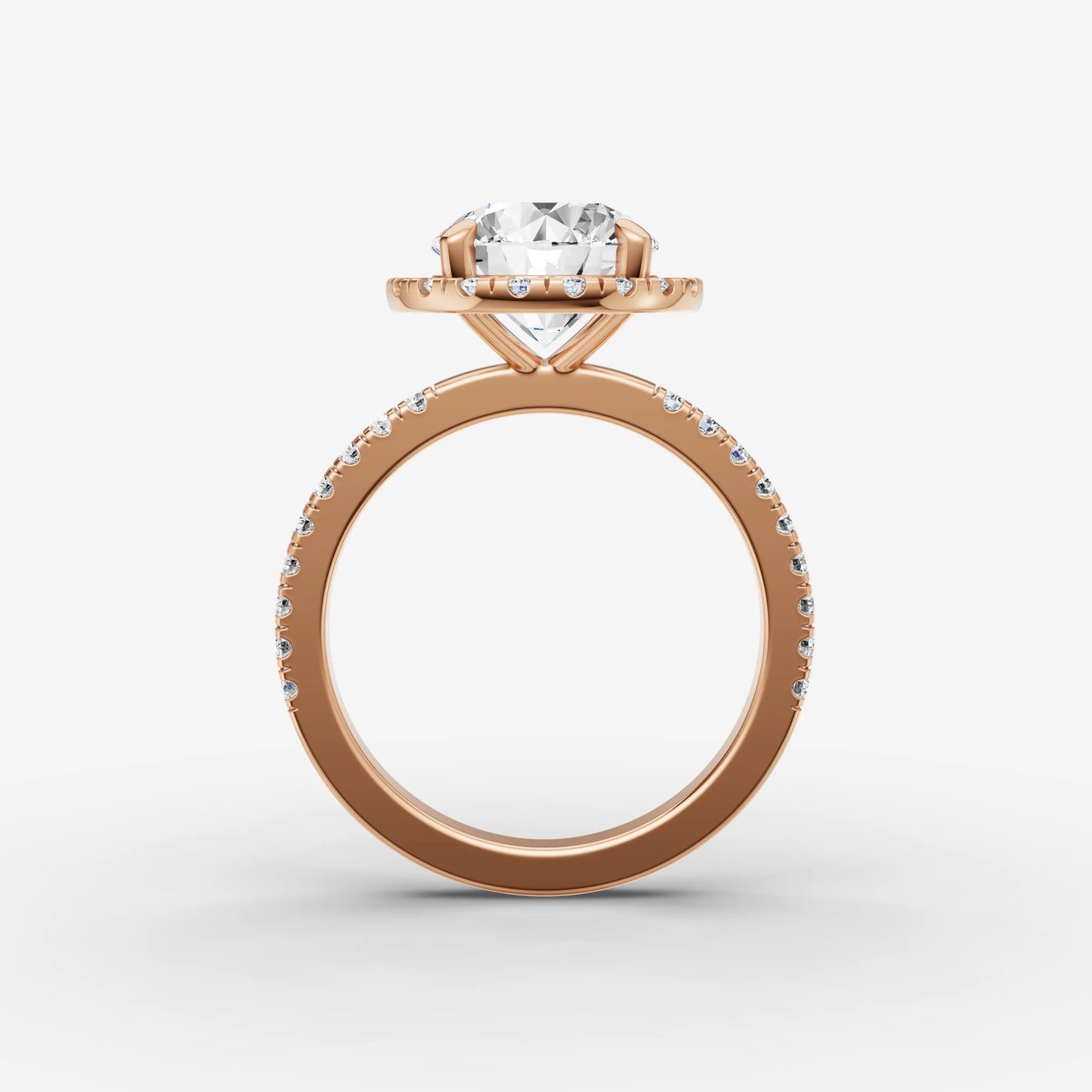 Halo & Pave - Round
