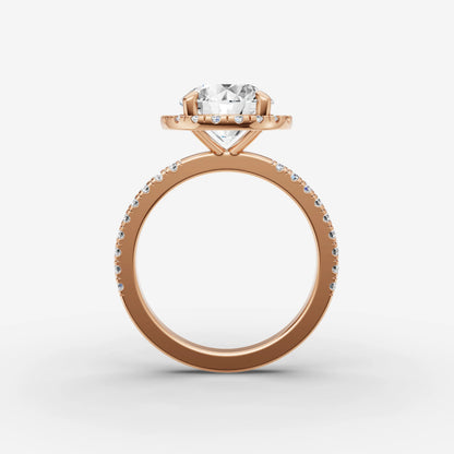 Halo & Pave - Round