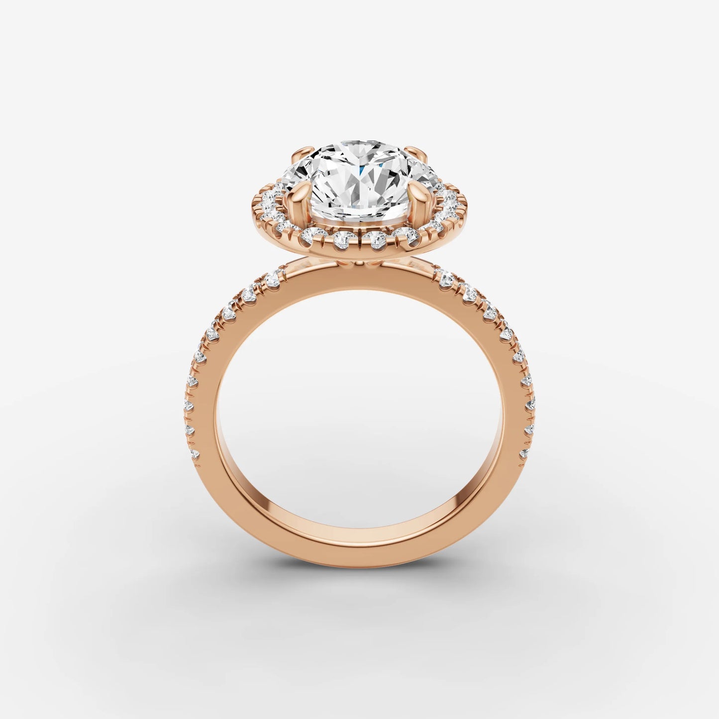 Halo & Pave - Round