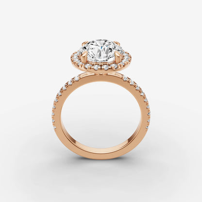 Halo & Pave - Round
