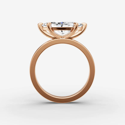 East West Solitaire - Marquise