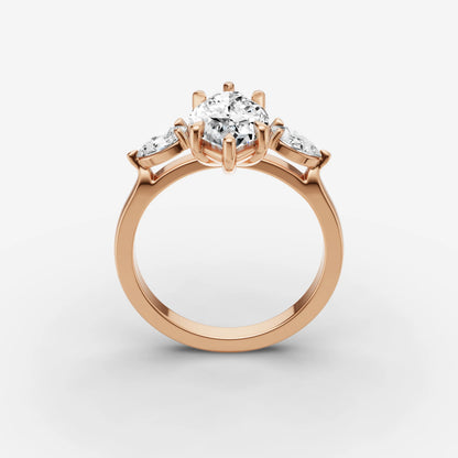 Three stone - Marquise