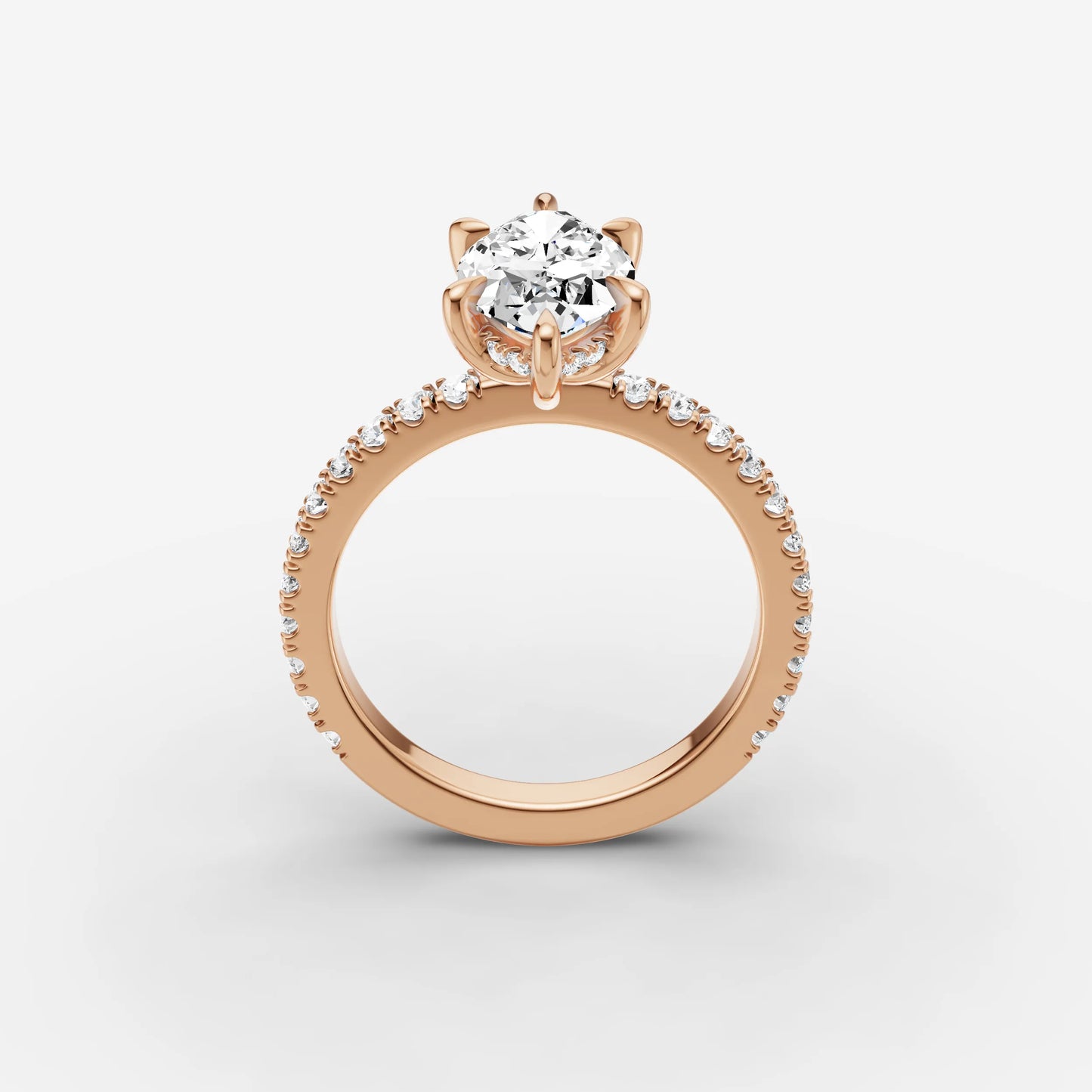 Hidden Halo & Pave - Marquise