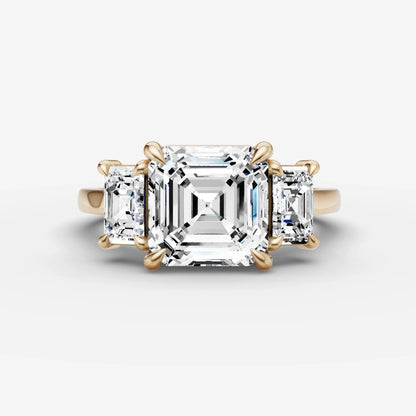 Three Stone - Asscher