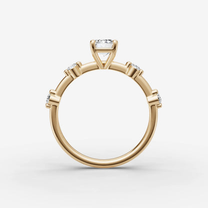 Dainty Pave - Emerald