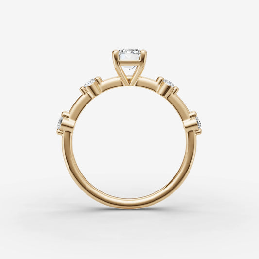 Dainty Pave - Emerald