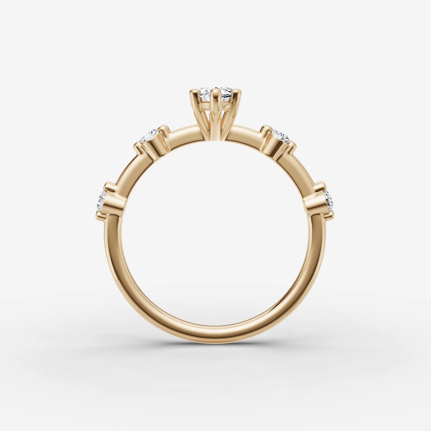 Dainty Pave - Marquise