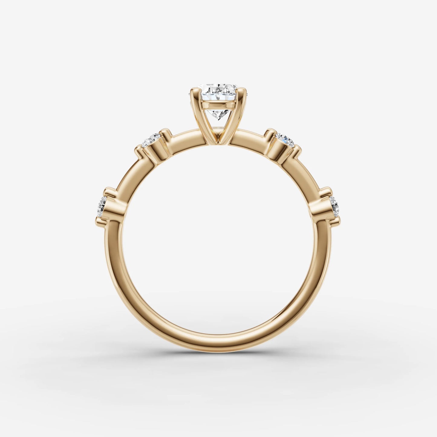 Dainty Pave - Oval