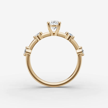Dainty Pave - Oval
